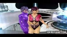Reproducir Caliente persona de color pilus 3d tribades tentar a un consolador