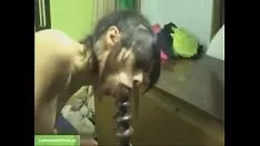 再生 肛門を潰して子猫に木材を入れる練習をする