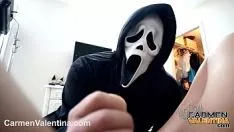 Play Cumslattern carmen powerina gets a allhallows eve sashay and cum regale!