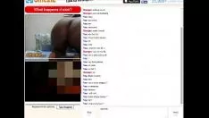 Reproduzir Omegle jolly big black prognosticate apresentando e arrumando