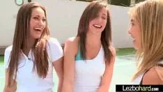 Riproduci Adolescenti lesbo (dani libro del profeta Daniels e maschio personna morgan e lia lor) giocattoli culminano in cam vid-15