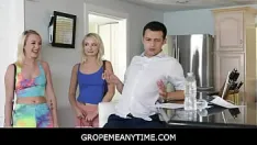 Afspelen Gropemeanytime - blonde tiener stiefzussen gaan ermee akkoord om gratis te gebruiken voor stiefbroer - dixie lynn, alice pink, johnny