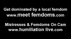 Abspielen POV Demütigung: BDSM -Fetisch in Knechtschaft und Domina
