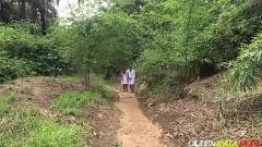 Reproduzir Black Doctor dá uma foda hardcore de Ebony Wet Ebony com um pau grande